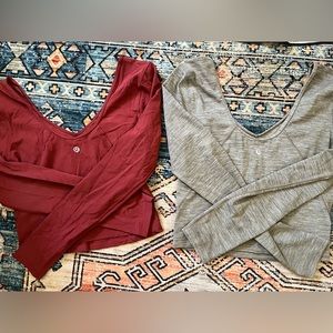 Bundle of 2x lululemon tops